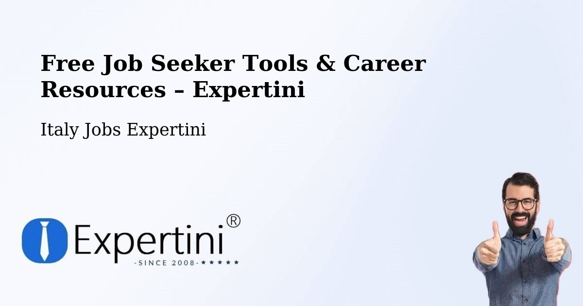 Free Job Seeker Tools & Career Resources – Lecco - Lecco, Italy Jobs Expertini